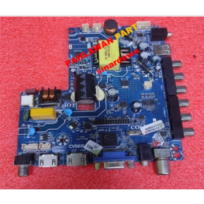 MB - mainboard - mesin tv led Polytron PLD 24D1850 - 24 D 1850 - PLD24D1850