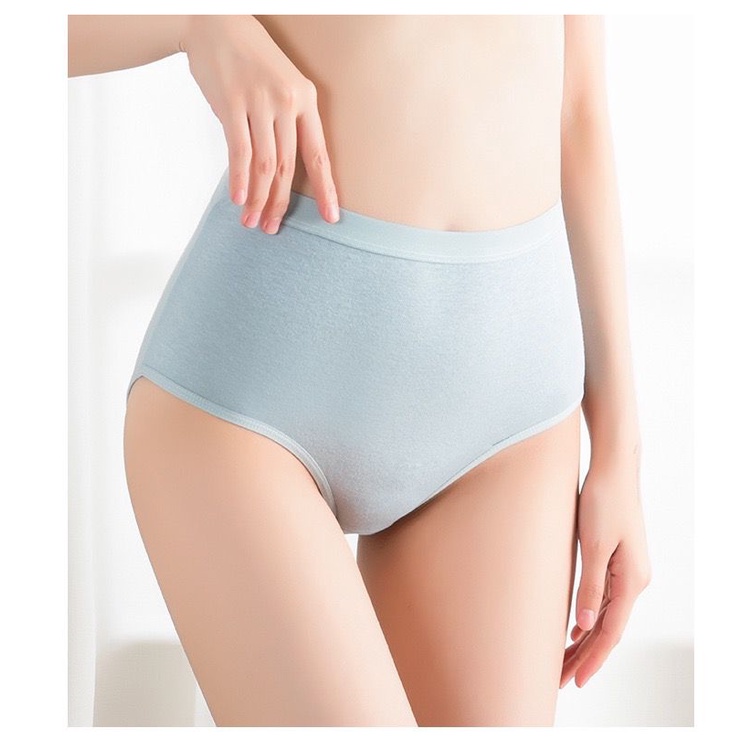 LINGERIEMASTER - (C-18) Celana Dalam HIGH WAIST Sutra Wanita Brief Underwear CD Silk Lembut Wanita-4