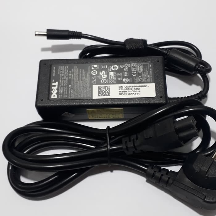 Adaptor Charger Original Dell Inspiron 19.5V 3.34A DC 4.5x3.0mm Jarum