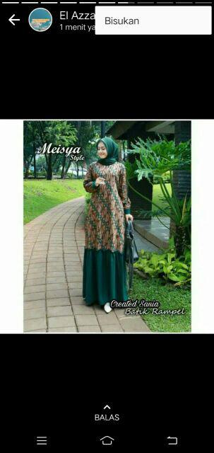 Gamis Batik Manggar, Padi, Sekar, Cantik, Kubis, Kipas, Daun