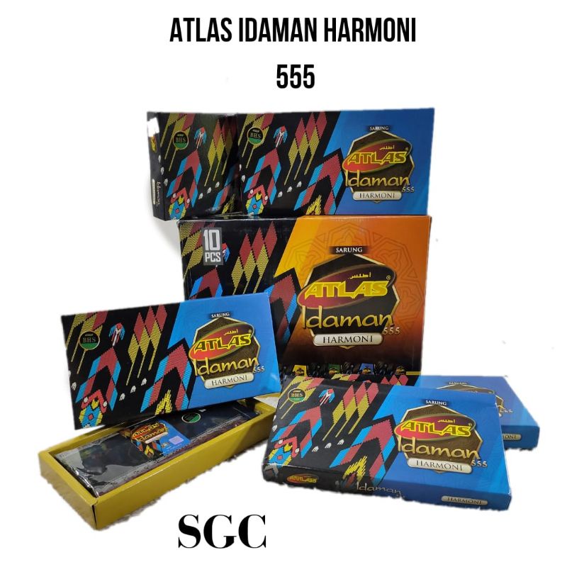 Sarung Atlas Idaman Harmoni 555 SGC Ecer Grosir SN