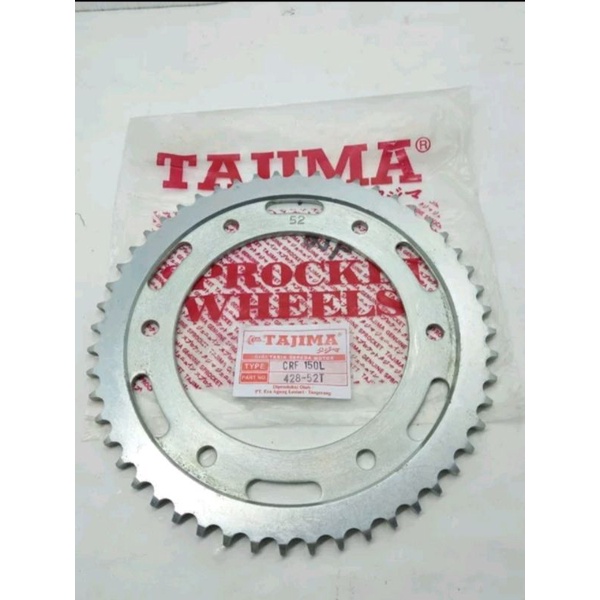 gir gear belakang crf 150 ukuran 52 428 Tajima