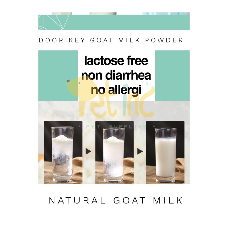 Doorikey non lactose goat milk 400gram