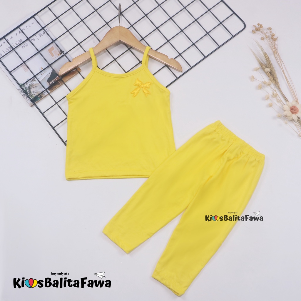 Setelan Violett uk bayi-2 Tahun / Baju Anak Perempuan Baby Celana Panjang Legging Kaos Tanktop Polos Kiosbalitaprilliaaa