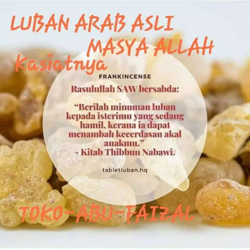 Luban Kemenyan Arab Mustaqi Menyan Arab ASLI 1kg