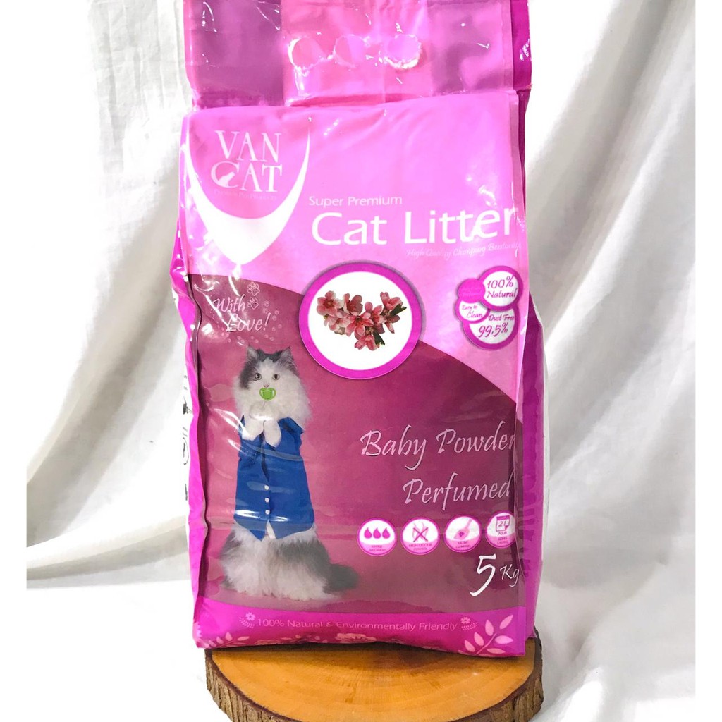 Pasir Kucing Cat Sand Super Premium Cat Litter VAN CAT 5 kg