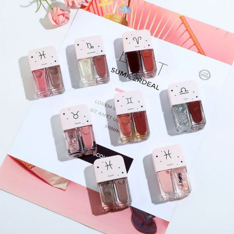 [MURAH] Kutek  2IN1 korea KUTEKS 2 TONE KOREA KUTEK NAIL POLISH/KUTEK MUSLIMASH 2IN1 IMPORT [PADMA]