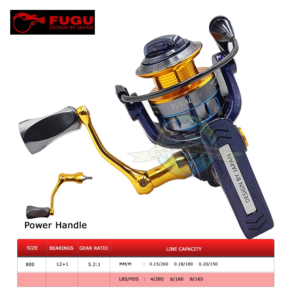 Reel Pancing Power Handle Fugu Yuval 800