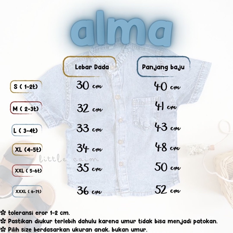 LITTLECAIM - ALMA SERIES | jaket anak unisex | set anak