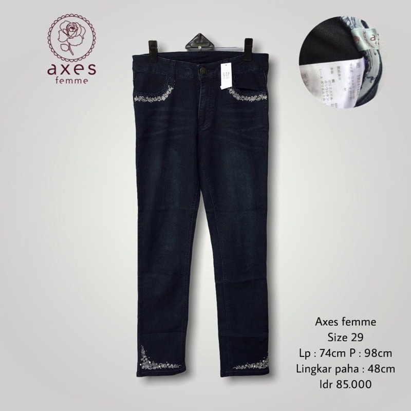 axes femme jeans