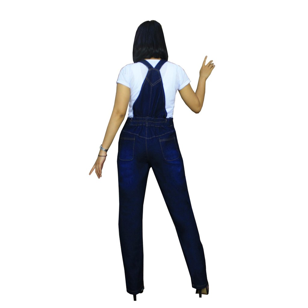 Overall Jeans Celsi Celana Panjang Casual Jumpsuit Wanita