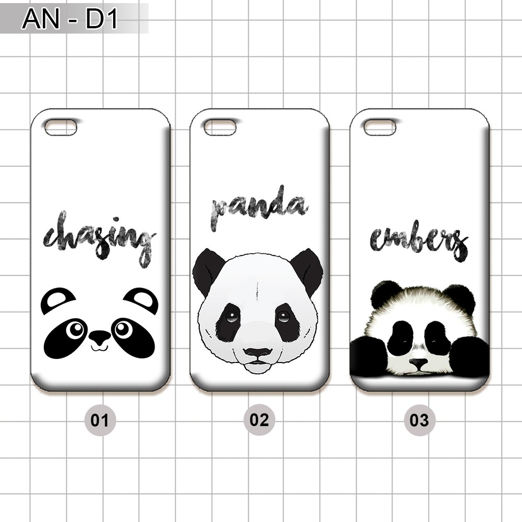 Custom Case PREMIUM Hard Atau Soft Semua HP PANDA Atau Gambar