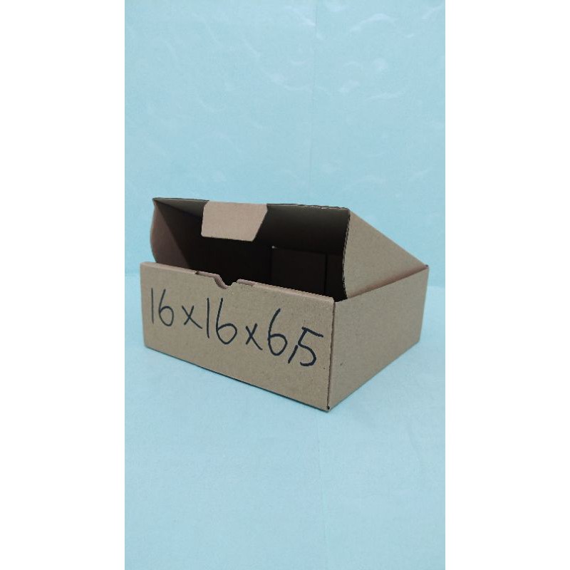 

kardus packing die cut ukuran 16x16x6,5