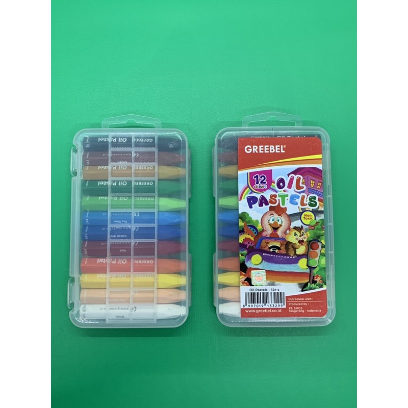 

GREEBEL Crayon / Krayon Oil Pastel 12 warna