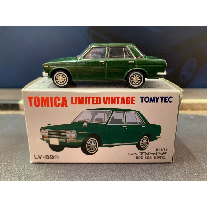 Tomica Limited Vintage LV-89a Datsun Bluebird 1600 SSS Hijau LESISH