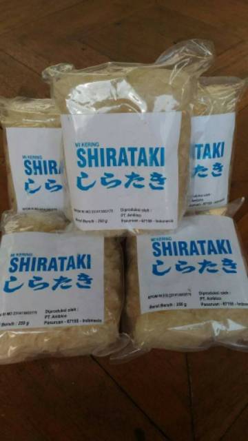 Dry Shirataki Mie Kering 250gr