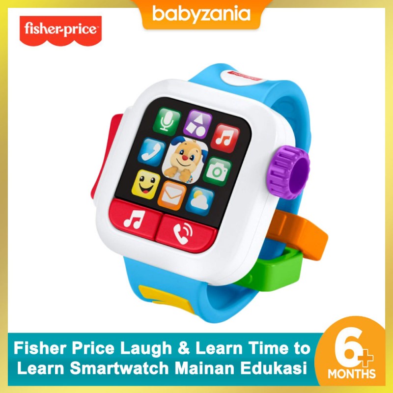 Fisher Price Laugh &amp; Learn Time to Learn Smartwatch Mainan Bayi