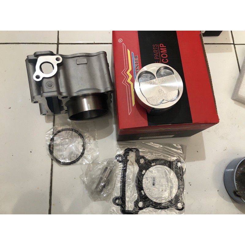 blok boring bore up racing jupiter mx vixon r15 piston kit set 65 mm 65mm moto master