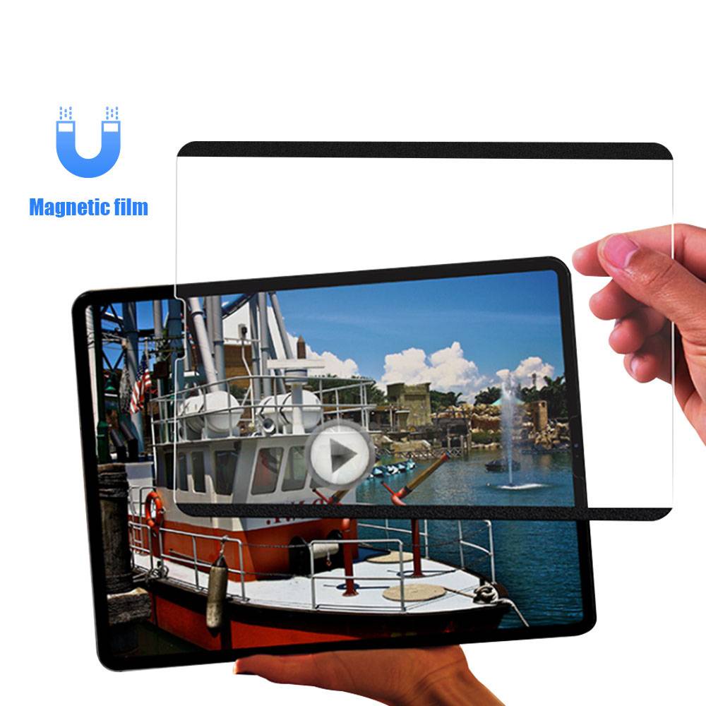 Film Pelindung Layar Magnetik Bahan Pet Untuk Ipad Pro 11 2021 M1 12.9 Air 4 10.9 10.2 10.5