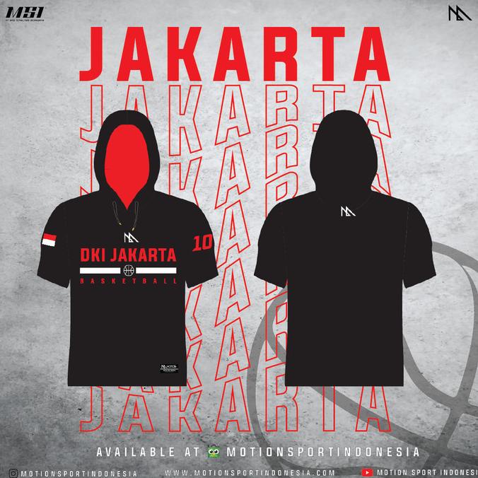 Shooting Shirt Pon Dki Jakarta With Hoddie - Pon Papua Xx 2020 Terlaris