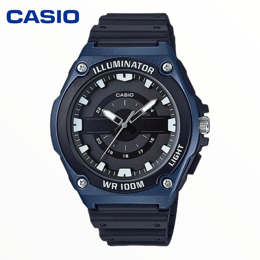 MURAH MERIAH !!!! JAM TANGAN PRIA CASIO ILLUMINATOR MWC-100H ANALOG / JAM TANGAN ANALOG CASIO D 20 ANTI AIR JAM FASHION ANALOG