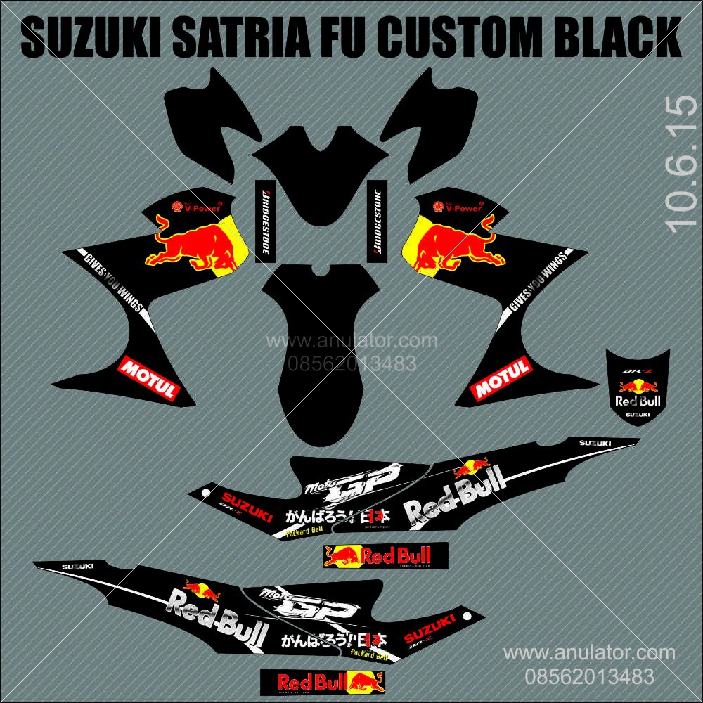 Top Cutting Sticker Mobil Red Bull Tahun Ini Modif Mobil