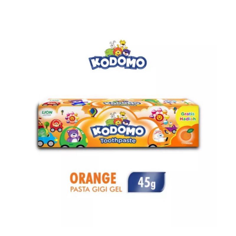 BPOM KODOMO PASTA GIGI ANAK / KODOMO ODOL TOOTHPASTE 45gr