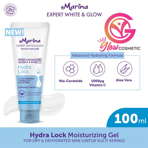 MARINA EXPERT WHITE &amp; GLOW MOISTURIZING GEL HYDRA LOCK