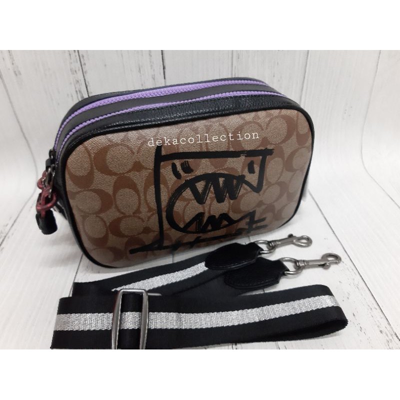 TAS SELEMPANG KULIT PRIA WANITA COACH