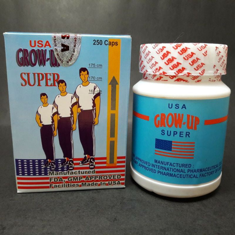Grow Up Super Asli Original Usa Obat Penambah Tinggi Badan Super Cepat Dan Aman
