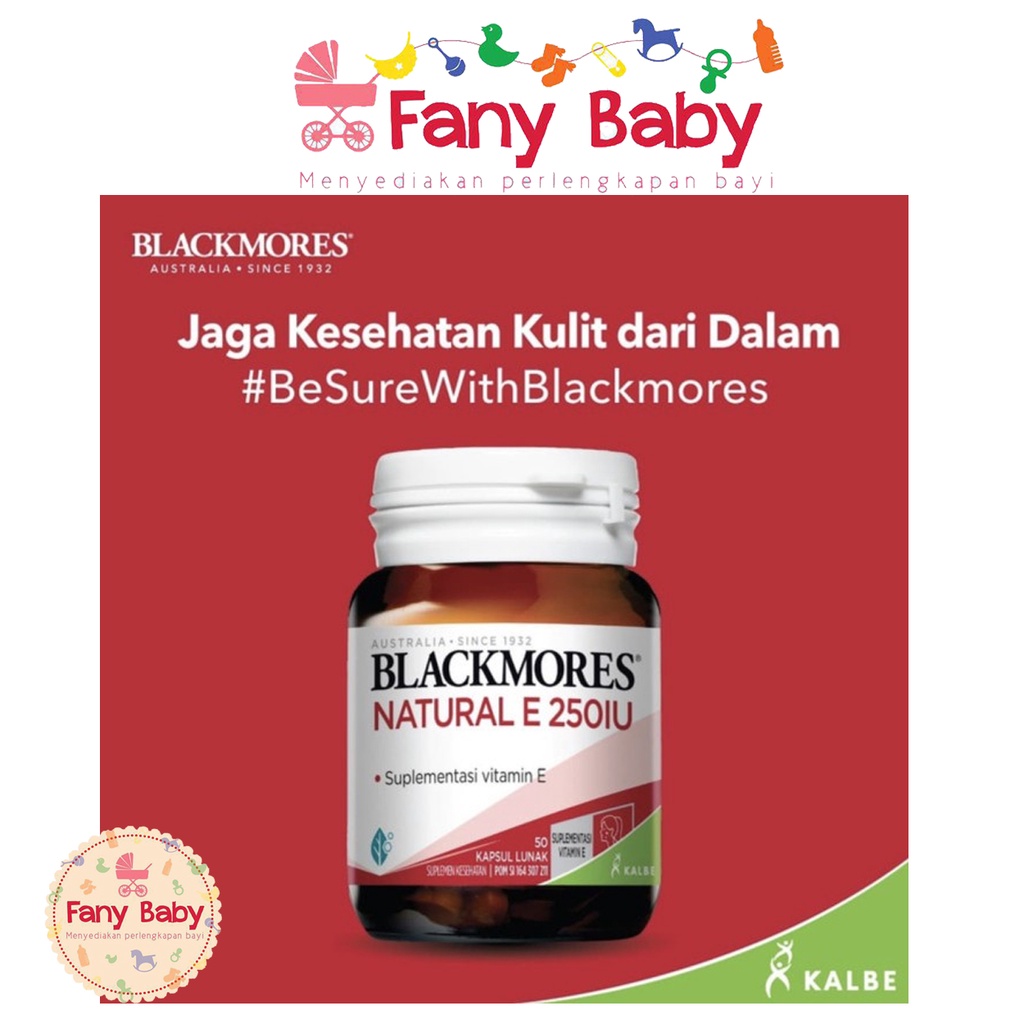 BLACKMORES NATURAL E 250 IU 50 KAPSUL