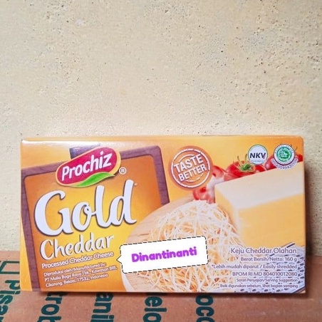 

PROCHIZ Gold, Keju Cheddar 160 gr