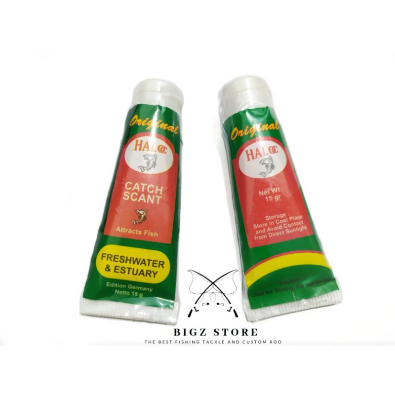ORIGINAL HALCO FRESHWATER & ESTUARY EDITION GERMANY CATCH SCANT HIJAU 15 GRAM PERANGSANG IKAN
