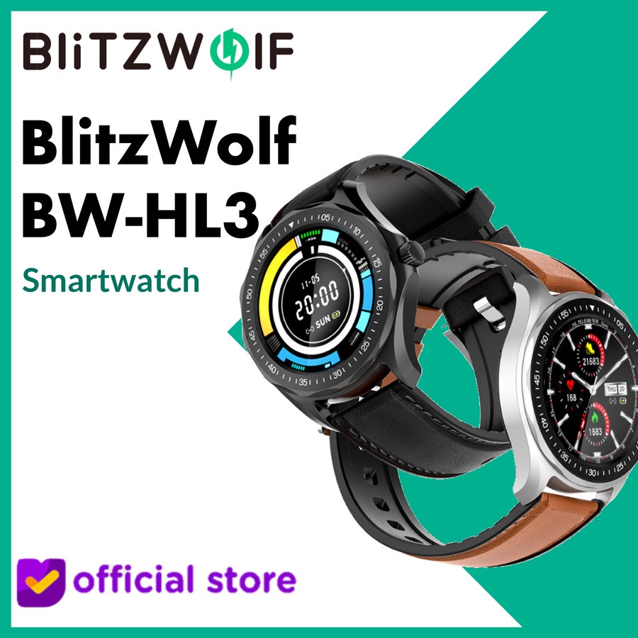BlitzWolf BW HL3 Smartwatch Bluetooth Sport Heart Rate Alt DT95