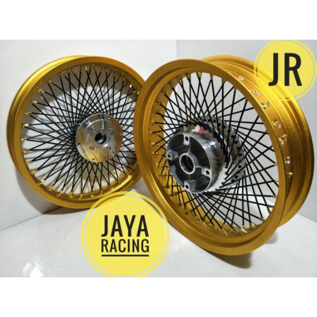 Sepaket velg model tk ring 17 tapak lebar 350 250 Ninja R - Ninja rr plus stel velg bisa reguest