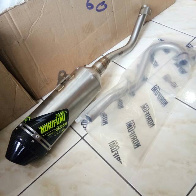 Knalpot Norifumi CRF Rocket 4 Carbon