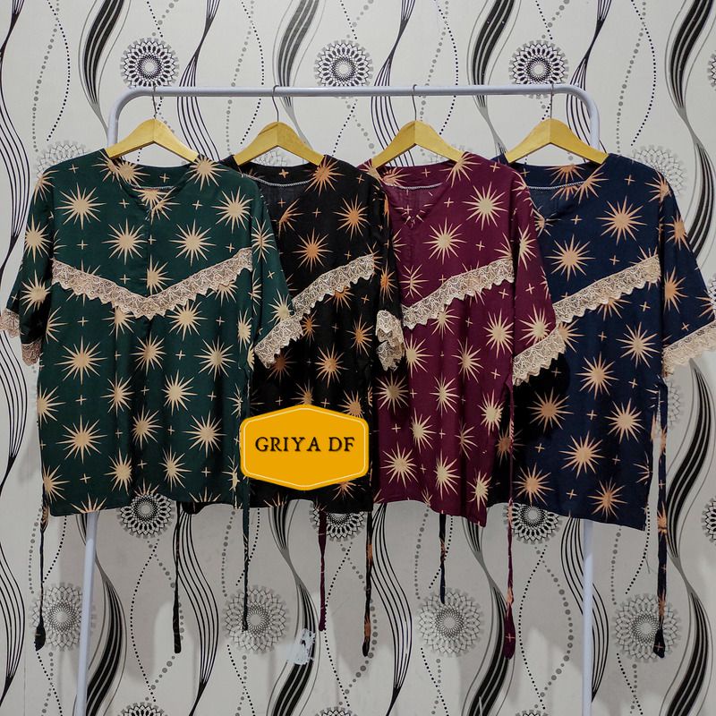 CP TERBARU | SETELAN BAJU TIDUR PIYAMA ARAB RENDA | SETELAN RESLETING DEPAN | PIYAMA ARAB RENDA