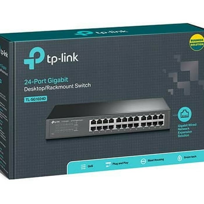 TPLink SG1024D Switch Hub 24 port Gigabit Metal Case