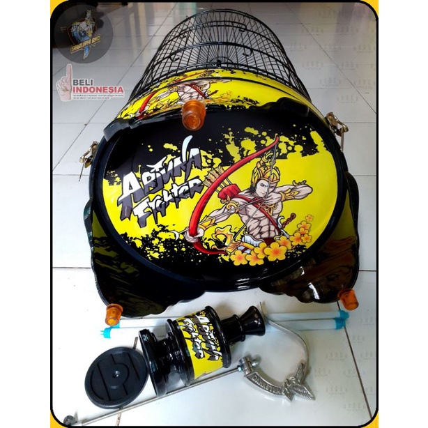 KANDANG LOVEBIRD FULLSET TEBOK ORIGINAL PVC BER MOTIF | Sangkar Burung Love Bird Trucukan Kolibri Ci