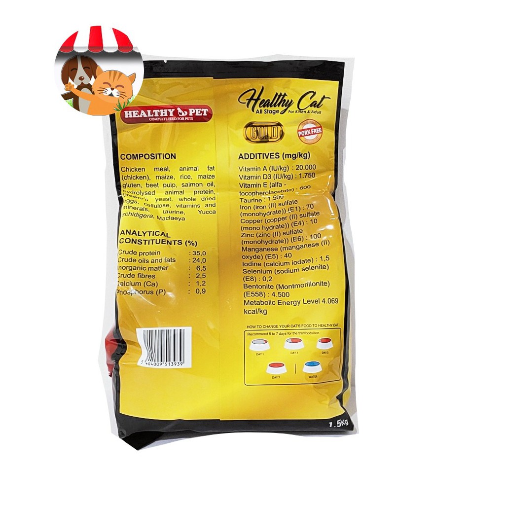 Healthy Pet Healty Cat Repack 400gr - Makanan Kucing Setara Equilibrio