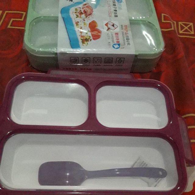 Kotak Makan Lunch Box Yooyee 3 Sekat / Grid Leak Proof / Anti Bocor Bento / Kotak Bekal