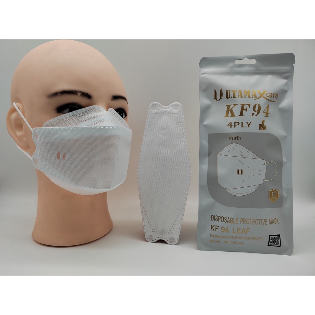 MASKER KF94 MOUSON UTAMA KOREA 4 PLY ISI 10 PCS EARLOOP