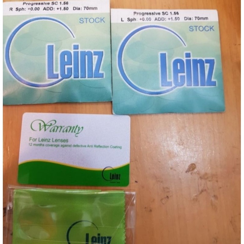 Lensa progresif Leinz Econo indeks 1.56