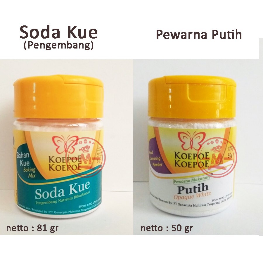 

promo Koepoe Soda Kue ,Pewarna Putih bahan kue