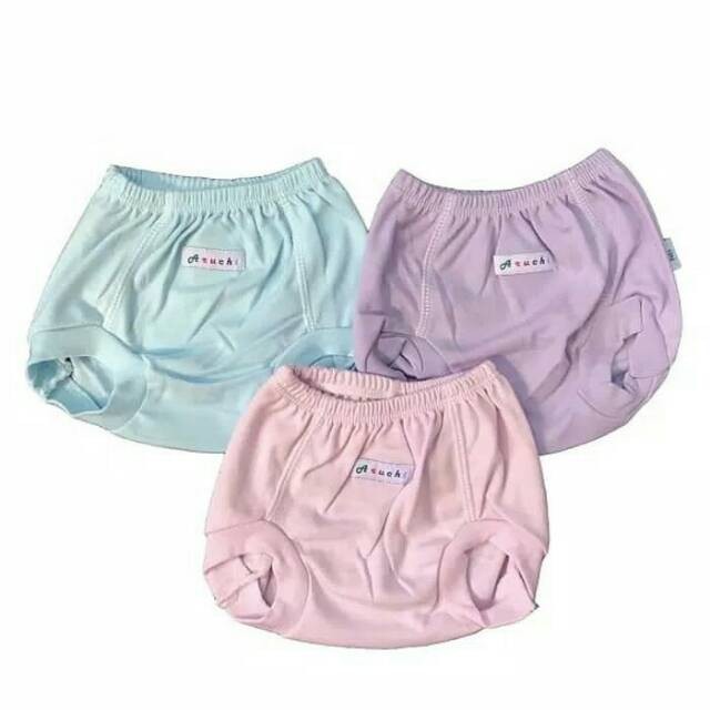 3 Pcs ARUCHI Celana Pop Pendek Panjang POLOS Bayi / Anak Warna Premium CBKS