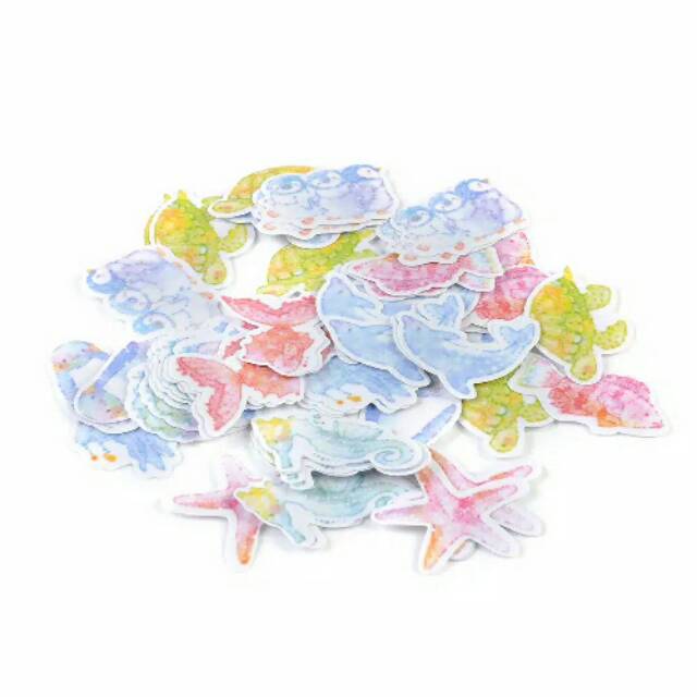 

DIY Paper Sticker untuk Scrapbook Diary Hiasan Kartu Ucapan Isi 70 pcs