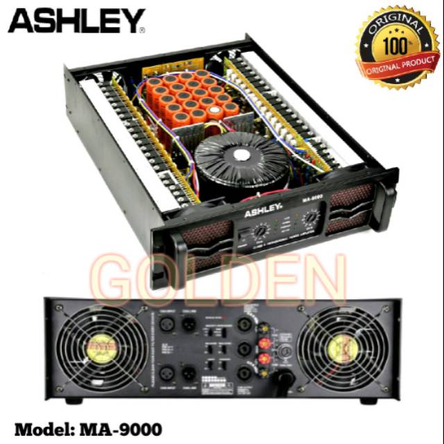 Power Ashley MA9000 Amplifier Ashley MA 9000 Original Product