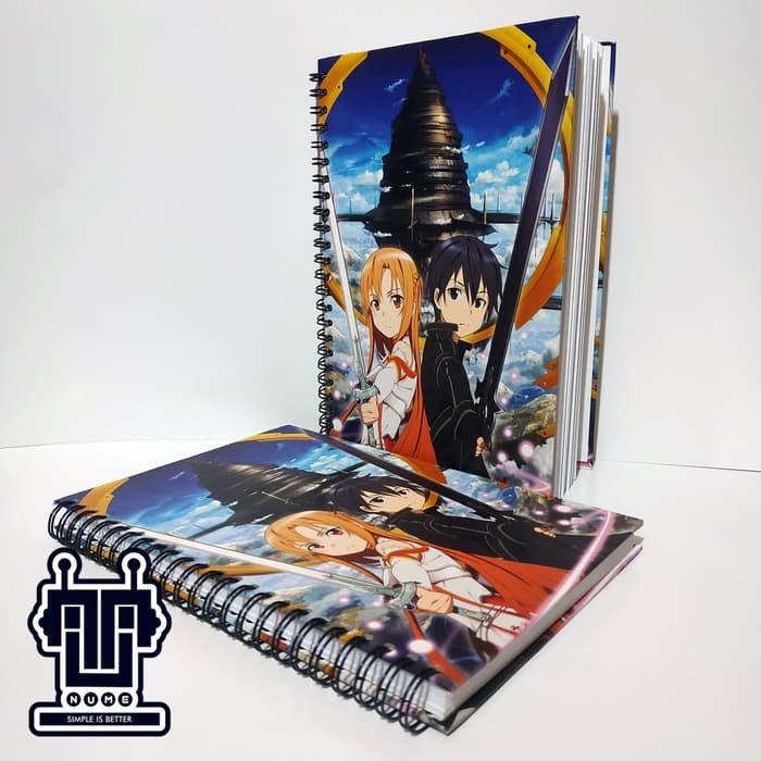 Skecth Book, Note Book / Buku Sketsa, Buku Catatan Anime SAO