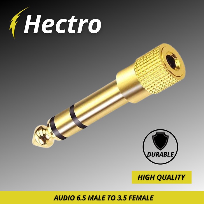 HECTRO KONEKTOR AUDIO 6.5 MALE TO 3.5 FEMALE / CONNECTOR AUDIO