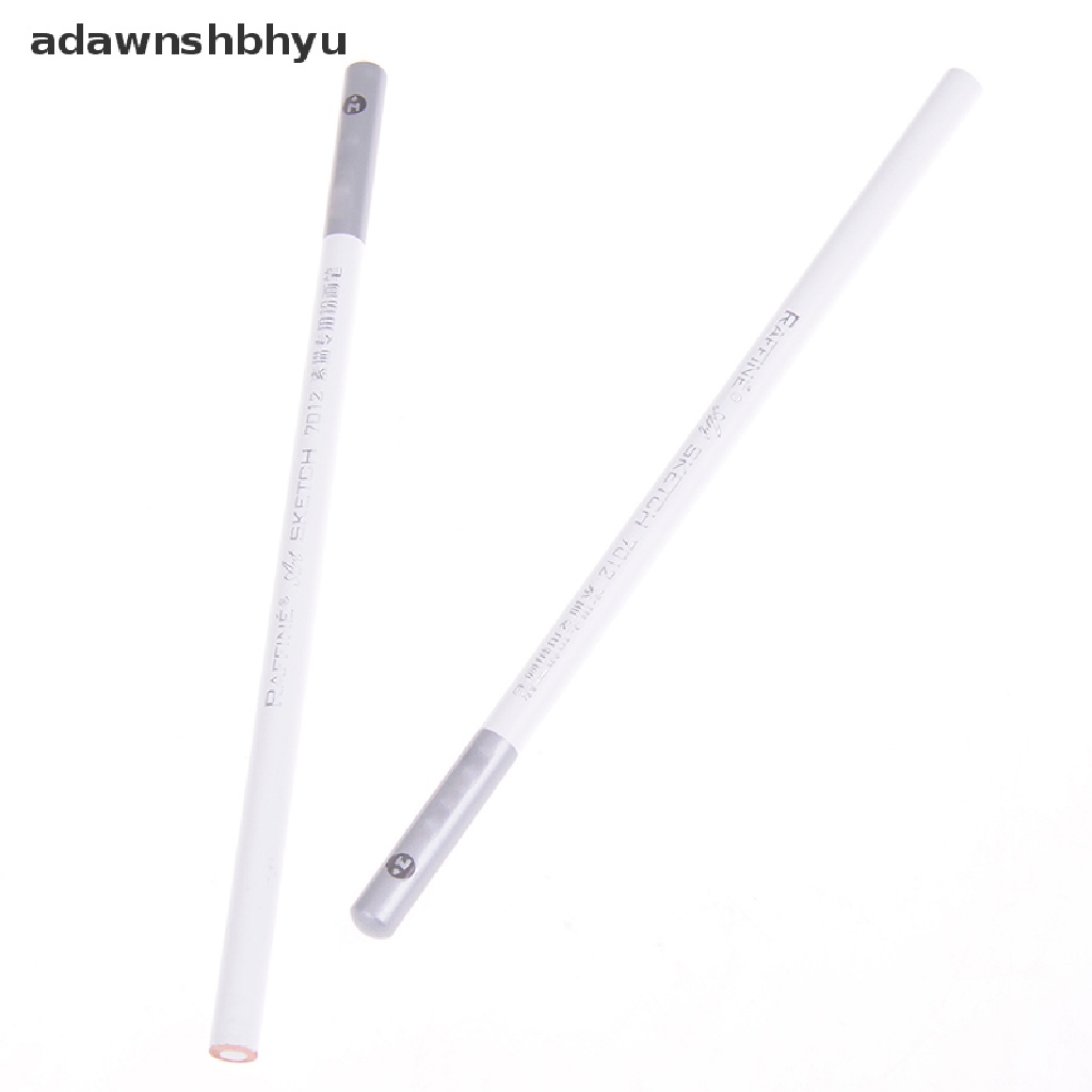 [adawnshbhyu] 2pcs Sketsa Gambar Arang pastel Putih Pensil art Artis craft